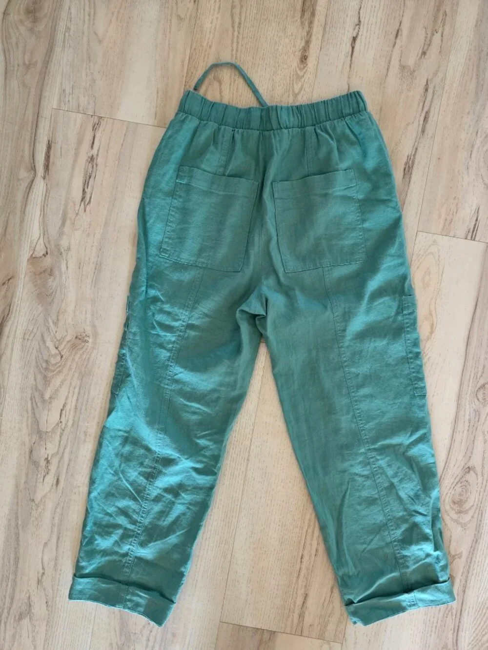 Universal Thread Green High-Rise Utility Ankle Pants - Pull-On Drawstring XS - Picture 2 of 9